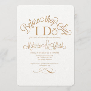 Rehearsal Dinner Invites