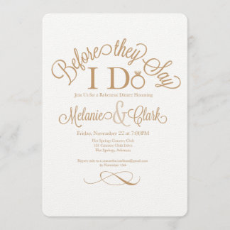 Rehearsal Dinner Invites