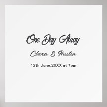 Rehearsal dinner One day away night before name da