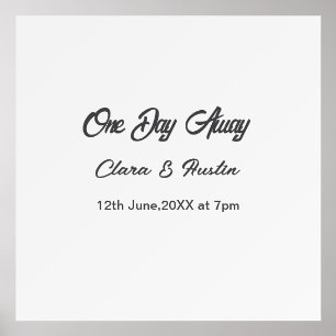 Rehearsal dinner One day away night before name da Holder