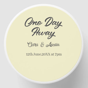 Rehearsal dinner One day away night before name da Mini Candle Favors
