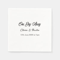 Rehearsal dinner One day away night before name da