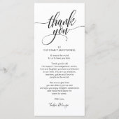 Rehearsal Dinner Thank you Place Setting Card | Zazzle