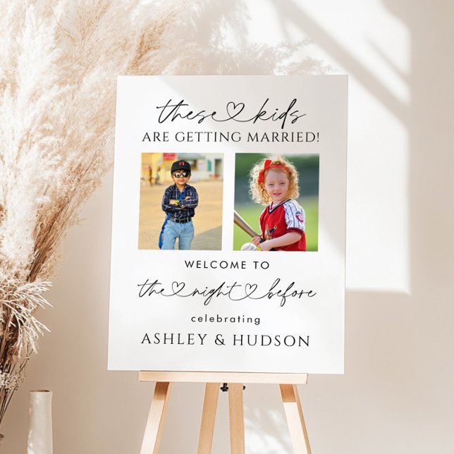 Rehearsal Dinner The Night Before Welcome Sign (Creator Uploaded)