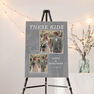 Rehearsal Dinner Wedding Welcome Sign, Night Befor Foam Board