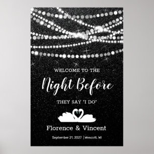 Rehearsal Dinner Welcome to the Night Before  Post Poster