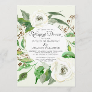 Rehearsal Dinnwe BOHO Eucalyptus Seed Wreath Leaf Invitation