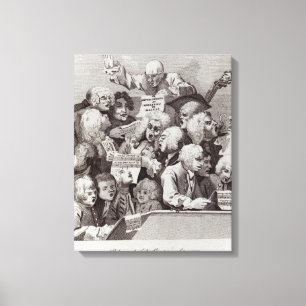 Rehearsal of the Oratorio of Judith, 1734 Canvas Print