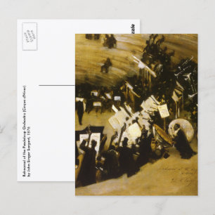 Rehearsal of the Pasdeloup Orchestra by JS Sargent Postcard