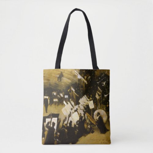 Rehearsal of the Pasdeloup Orchestra by JS Sargent Tote Bag