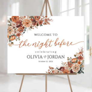 Rehearsal signs, The Night Before Sign, Rehearsal  Foam Board