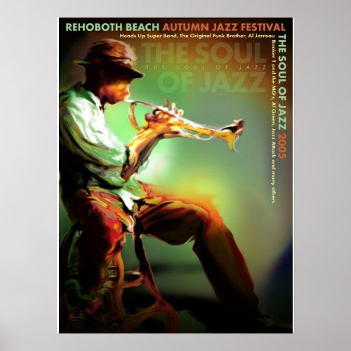 Rehoboth Beach Autumn Jazz Fest 2005 Poster
