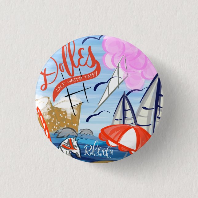 Rehoboth Beach Button (Front)