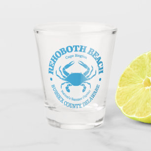 Rehoboth Beach (crab) Shot Glass