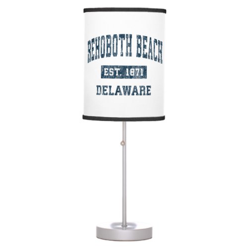 Rehoboth Beach Delaware DE Vintage Sports Design N Table Lamp
