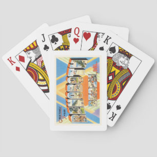 Rehoboth Beach Delaware DE Vintage Travel Postcard Poker Cards