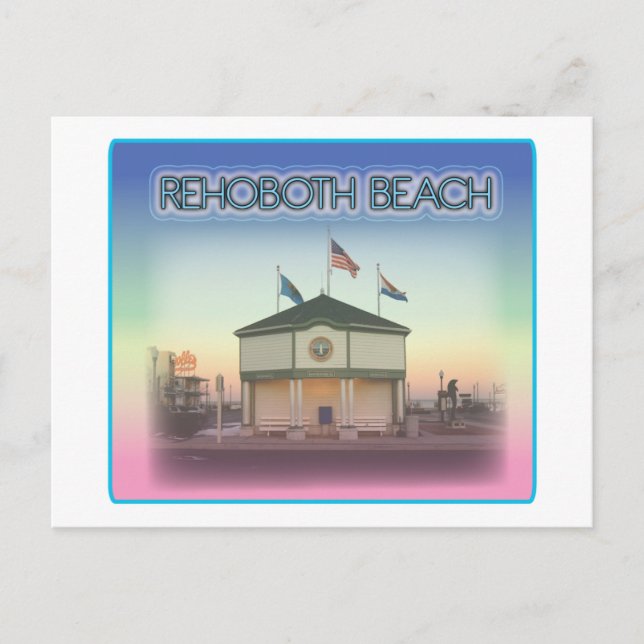 Rehoboth Beach Delaware - Rehoboth Ave Scene Postcard (Front)