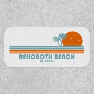 Rehoboth Beach Delaware Sun Palm Trees Patch