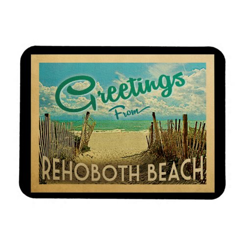 Rehoboth Beach Magnet Vintage Travel