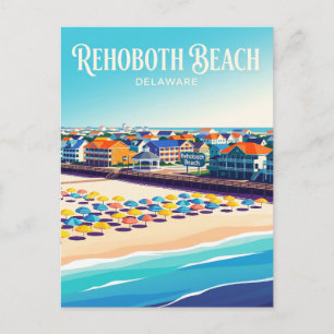 Rehoboth Beach USA Postcard