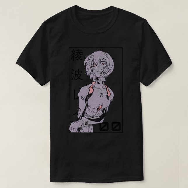 Rei Ayanami Evangelion Manga v2   T-Shirt (Design Front)
