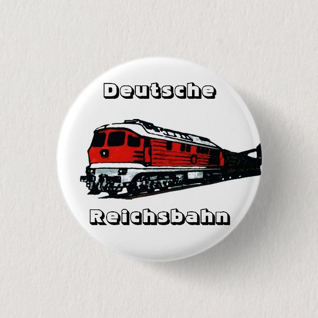 Reichbahn Design Button (Front)