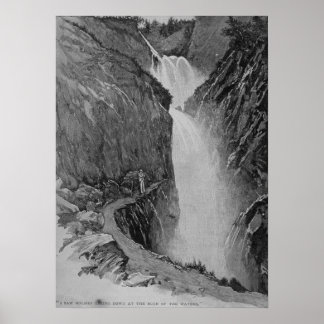 Reichenbach Falls - Sidney Paget Poster
