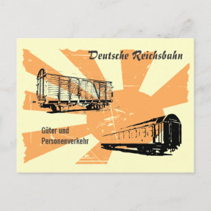Reichsbahn DDR Design Postcard