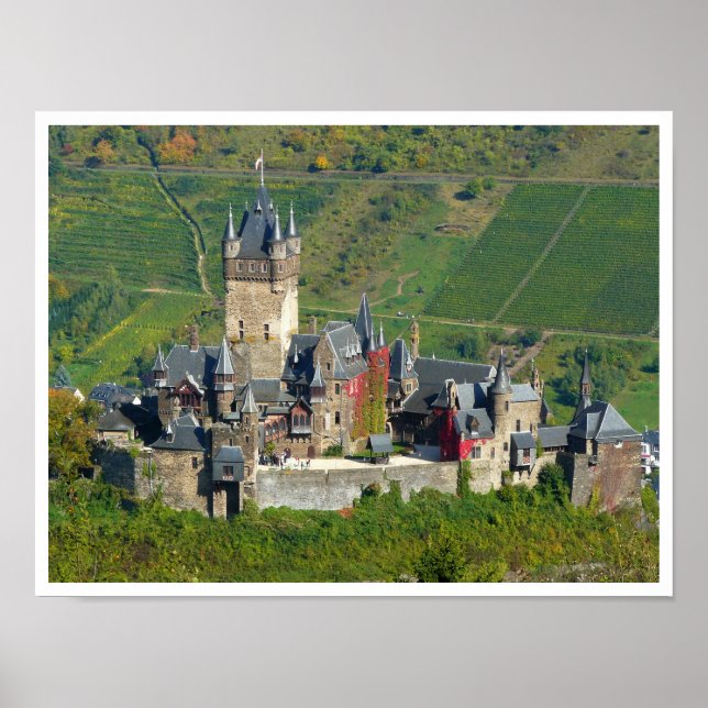 Reichsburg Cochem Castle, Germany Poster (Front)