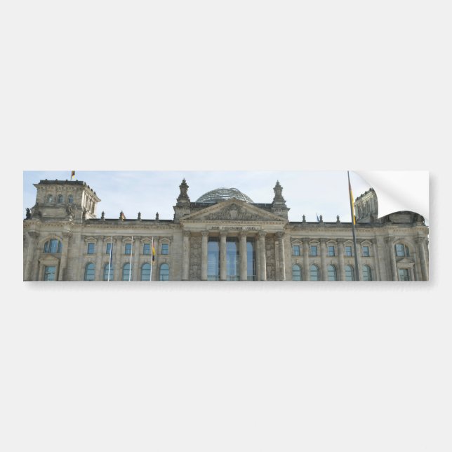 Reichstag building in Berlin Bumper Sticker (Front)