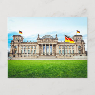 Reichstag in Berlin, Germany, Photo Postcard