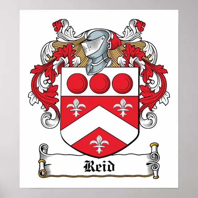Reid Family Crest Poster | Zazzle