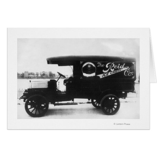 Reid Ice Cream Company Truck (Front Horizontal)