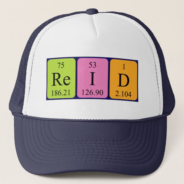 Reid periodic table name hat (Front)