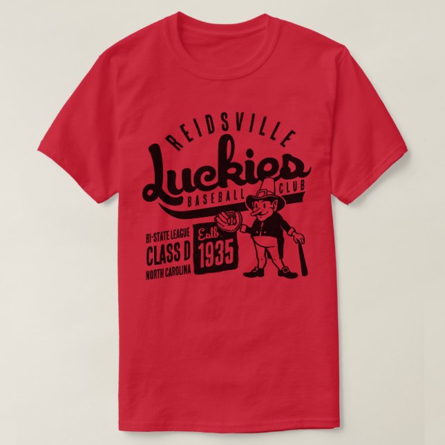 Reidsville Luckies Baseball T-Shirt (Design Front)