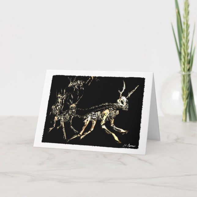 Reign of the Reindeer Christmas Card (Front)