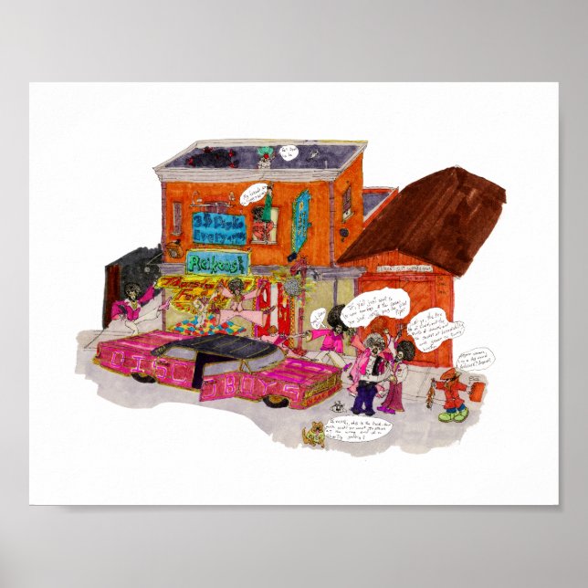 Reikeos Bar- Three Dollar Disco Poster (Front)