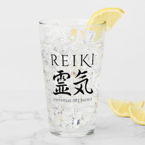 Reiki 霊気 Japanese Calligraphic Life Energy Glass