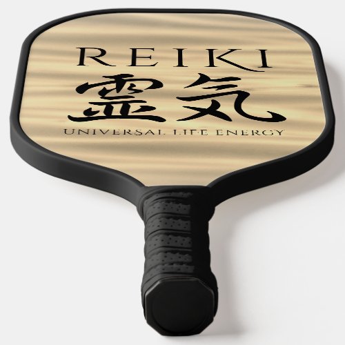Reiki 霊気 Japanese Calligraphic Life Energy Pickleball Paddle