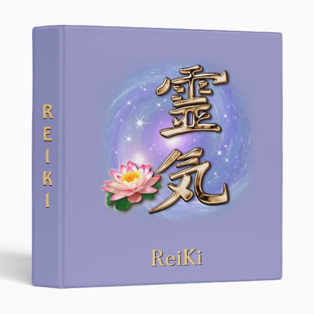 ReiKi 3 Ring Binder (Front/Spine)