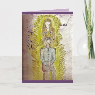 Reiki & Affirmations Get Well Greeting Card