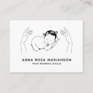 *~* Reiki Birthing Midwife Doula Birth Coach Business Card