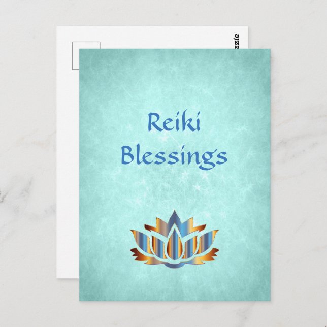 Reiki Blessings  Postcard (Front/Back)
