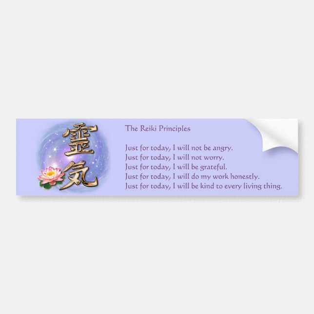 Reiki Bumper Sticker (Front)