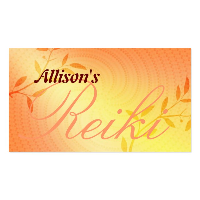 Reiki Business Cards