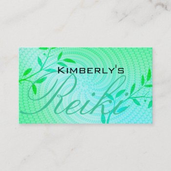 Reiki Business Cards by MsRenny at Zazzle