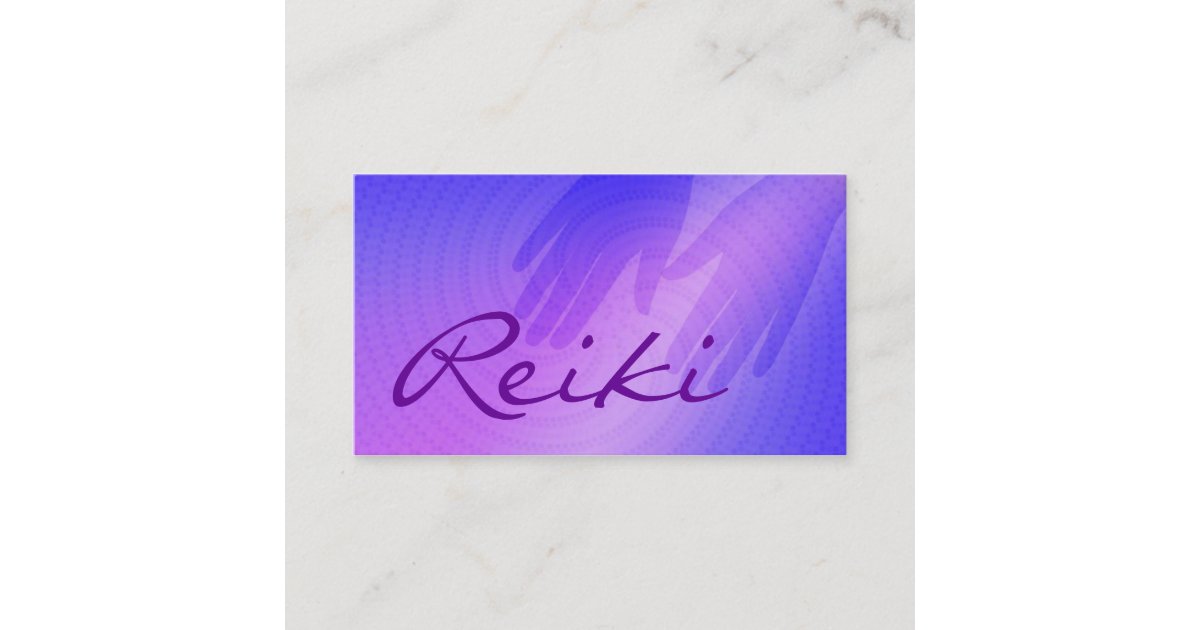 Reiki Business Cards Zazzle