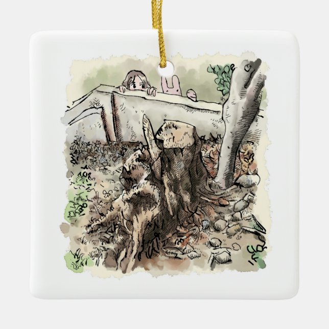 Reiki Ceramic Ornament (Front)