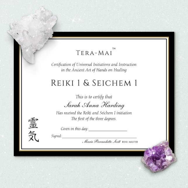 Reiki Certificate of Completion Award (Creator Uploaded)