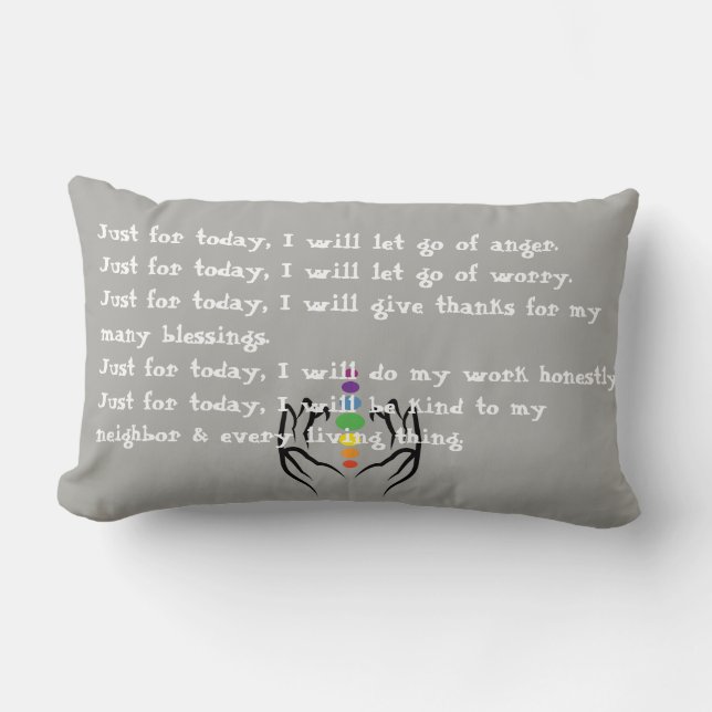 Reiki/Chakra Lumbar Pillow (Front)